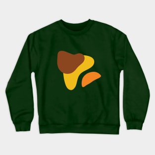 organic color shapes Crewneck Sweatshirt